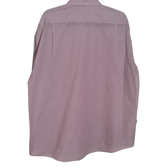 Marks & Spencer Non Iron Cotton Pink Button Down - 17.5" - Picture 2 of 9